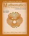 Mathematics for Elementary Teachers Illinois Correlation Guide Book A Contemporary Approach