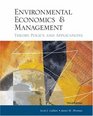 Environmental Economics and Management  Theory Policy and Applications