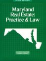 Maryland Real Estate Practice  Law