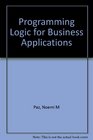 Programming Logic for Business Applications