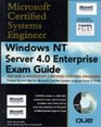 Windows Nt Server 40 Enterprise Exam Guide