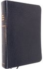 The Living Bible Paraphrased Handy Size Black Genuine Cowhide Leather