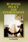 Business Policy and Environment