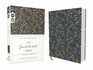 NIV Journal the Word Bible  DoubleColumn Cloth over Board Navy Floral Red Letter Comfort Print Reflect Take Notes or Create Art Next to Your Favorite Verses