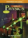Holt Physics Assessment Item Listing