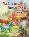 The Blue Unicorn's Journey To Osm Black and White Illustrated Book