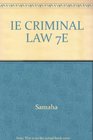 IE CRIMINAL LAW 7E