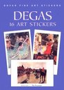 Degas  16 Art Stickers