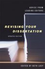 Revising Your Dissertation Advice from Leading Editors