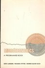Microeconomics A Programmed Book