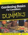 Gardening Basics for Canadians for Dummies