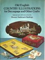 Old English Country Illustrations for Decoupage and Other Crafts