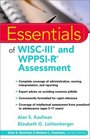 Essentials of WISCIII and WPPSIR Assessment