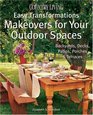 Country Living Easy Transformations Makeovers for Your Outdoor Spaces Backyards Decks Patios Porches  Terraces