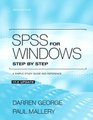 SPSS for Windows Step by Step A Simple Study Guide and Reference 170 Update