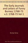 The Early Journals and Letters of Fanny Burney Vol 1