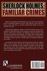 Sherlock Holmes Familiar Crimes New Tales of the Great Detective