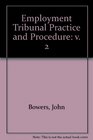 Employment Tribunal Practice and Procedure v 2