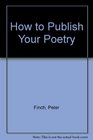 How to Publish Your Poetry