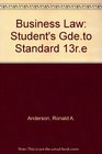 Business Law Student's Gdeto Standard 13re