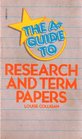 Scholastic's A Guide to Research and Term Papers
