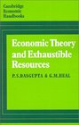 Economic Theory and Exhaustible Resources