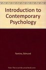 Introduction to Contemporary Psychology