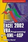 MS Excel 2002 VBA/XML Programming and ASP