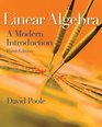 Student Solutions Manual with Study Guide for Poole's Linear Algebra A Modern Introduction 3rd