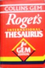 Collins Gem Roget's International Thesaurus