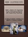 Olah v Sams US Supreme Court Transcript of Record with Supporting Pleadings