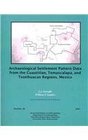 Archaeological Settlement Pattern Data from the Cuautitlan Temascalapa and Teotihuacan Regions Mexico