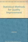 Statistical Methods for Quality Improvement Second Edition and Minitab Release 12 CDROM Set