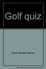 Golf quiz