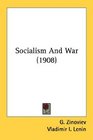 Socialism And War
