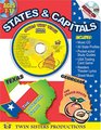 States & Capitals Workbook & Music CD