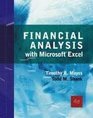 Financial Analysis W/microsoft Excel