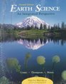 Earth Science An Integrated Perspective with Student Study Map and Art Notebook