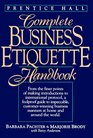 COMPLETE BUSINESS ETIQUETTE HANDBOOK