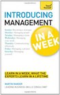 Introducing Management in a Week by Malcolm Peel Martin Manser