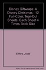 Disney Giftwraps A Disney Christmas  12 FullColor TearOut Sheets Each Sheet 4 Times Book Size