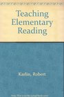 Teaching Elementary Reading