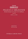 Pellas et Mlisande CD 93  Vocal score