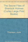 The Secret Files of Sherlock Holmes (Curley Large Print Books)