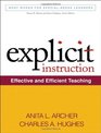 Explicit Instruction Effective and Efficient Teaching