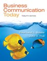 Business Communication Today Plus 2014 MyBCommLab with Pearson eText  Access Card Package