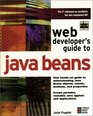 Web Developer's Guide to Java Beans A HandsOn Guide to Developing Reusable Software Using the Software Component Model Java Beans
