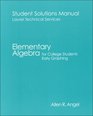 Elementary Algebra for College Students Early Graphing