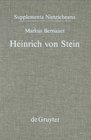 Heinrich Von Stein Uberlegungen Zu Einer Literatur Des Eigensinns