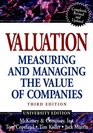 Valuation Measuring and Managing the Value of Companies Third Edition